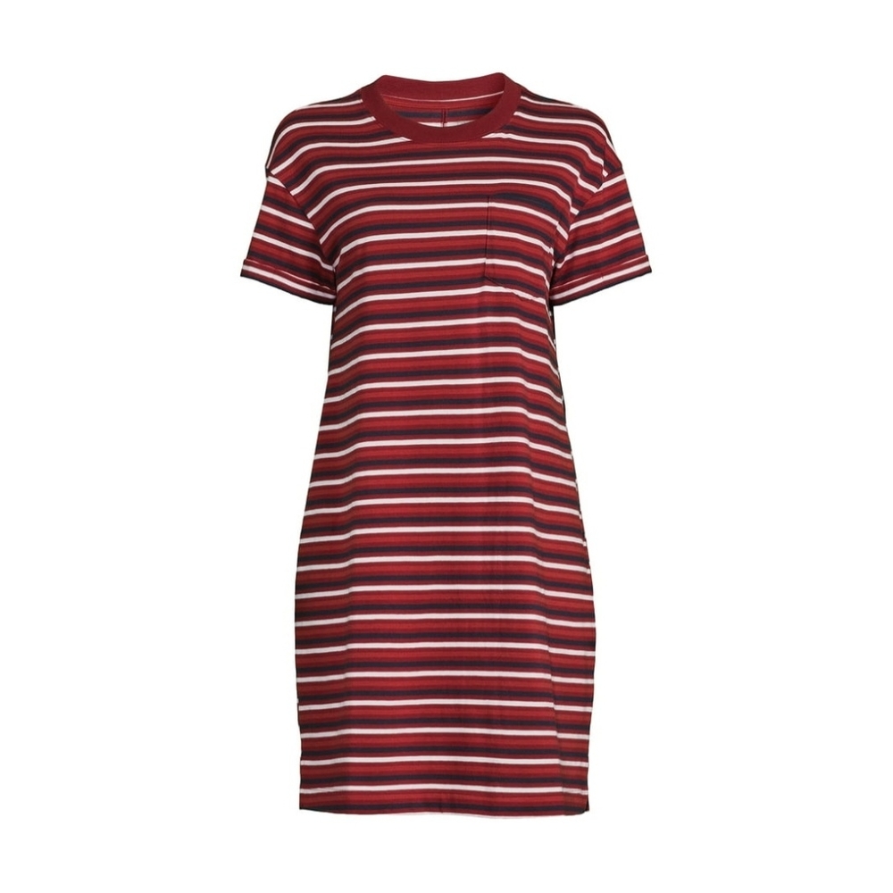 Time and Tru Red Raglan Mini Dress